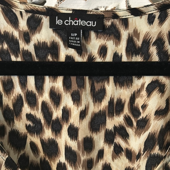 Le Chateau Leopard Blouse S - Picture 3 of 4